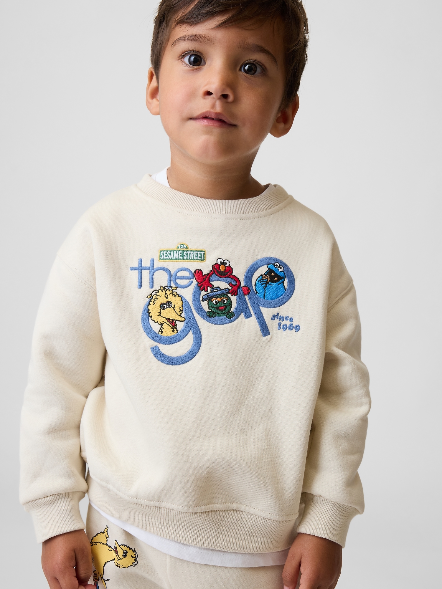Chandail en coton ouaté VintageDoux Sesame Street pour Bébé et Tout-petit