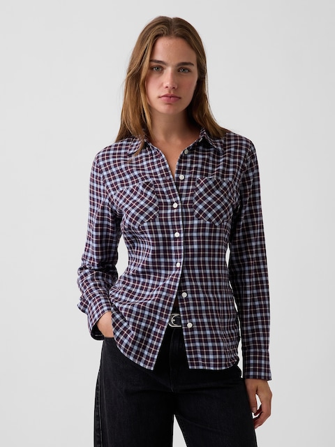 CHEMISE WESTERN À CARREAUX