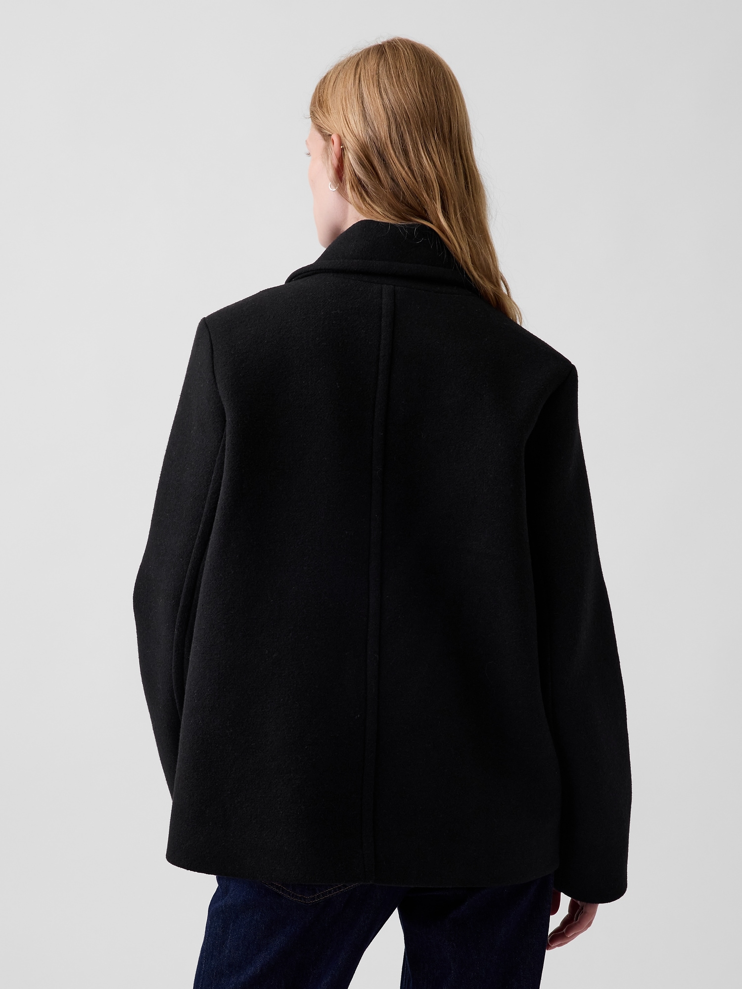 Wool-Blend Peacoat