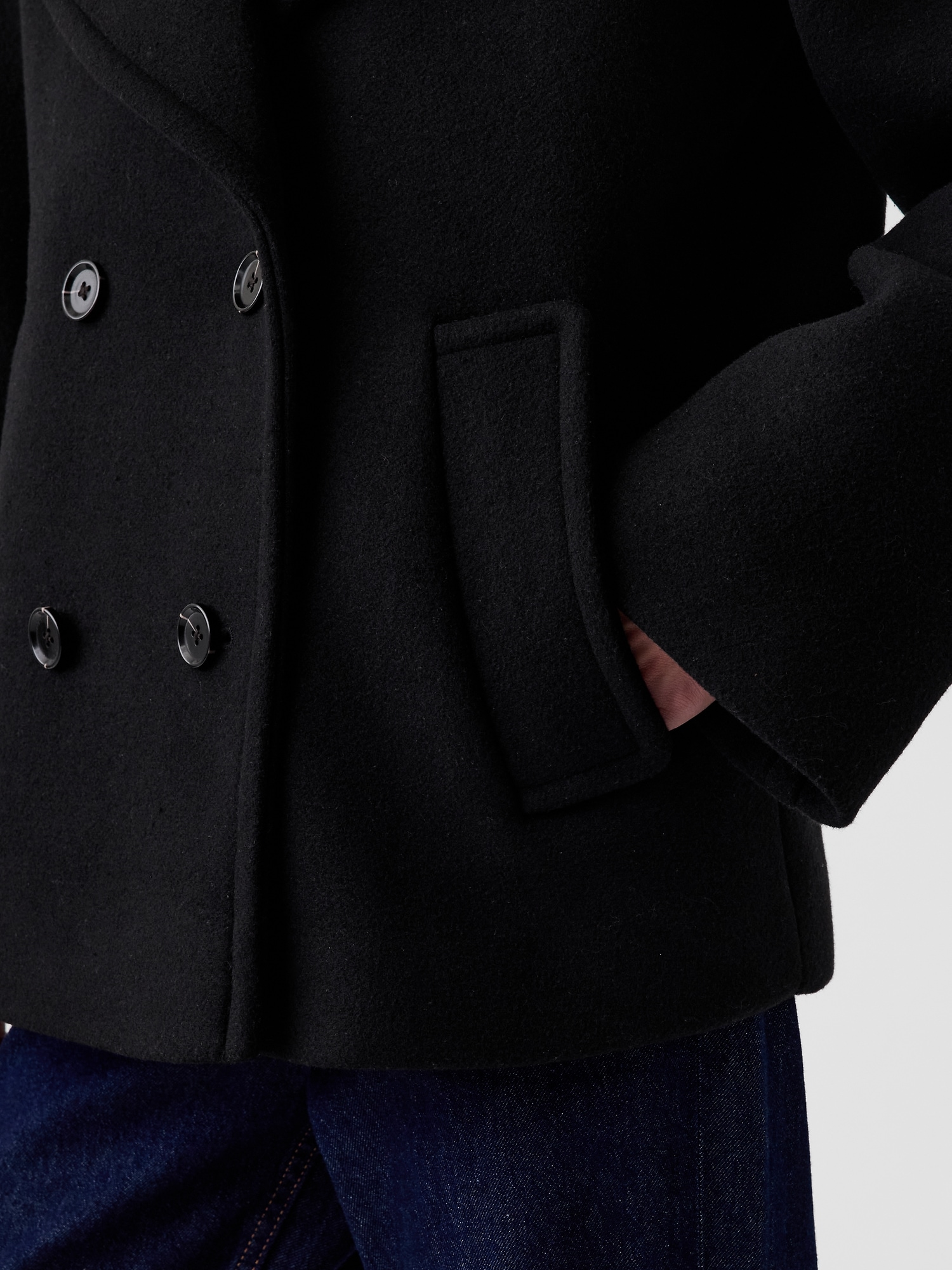 Wool-Blend Peacoat