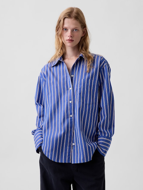 Organic Cotton Poplin Big Shirt