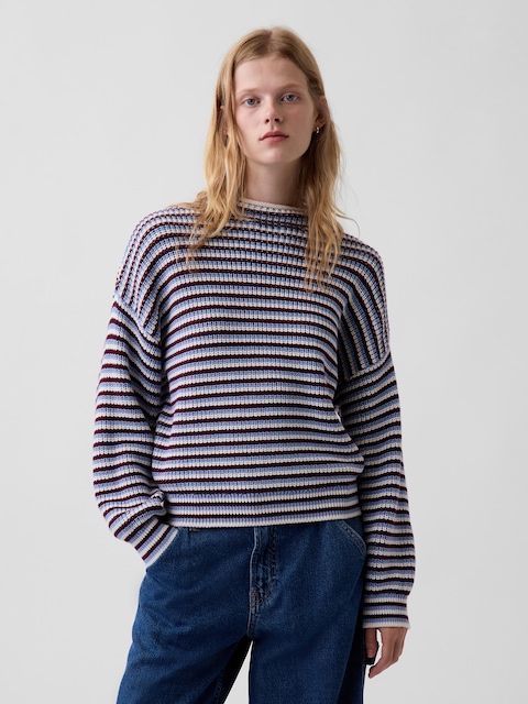 100% Cotton Oversized Rollneck Sweater