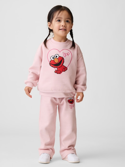 PANTALON EN COTON OUATÉ VINTAGEDOUX SESAME STREET POUR BÉBÉ ET TOUT-PETIT