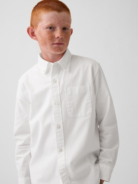 CHEMISE OXFORD D'UNIFORME POUR ENFANT