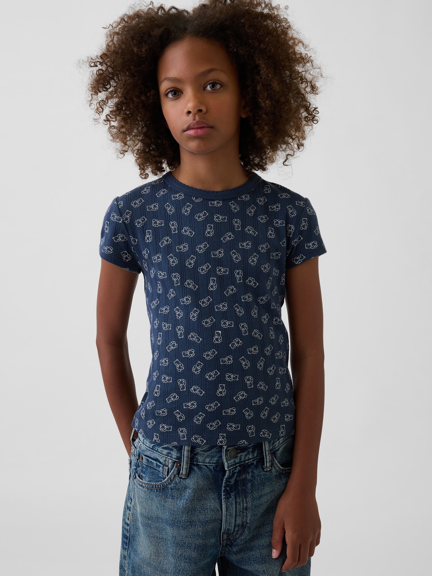 Kids Pointelle T-Shirt