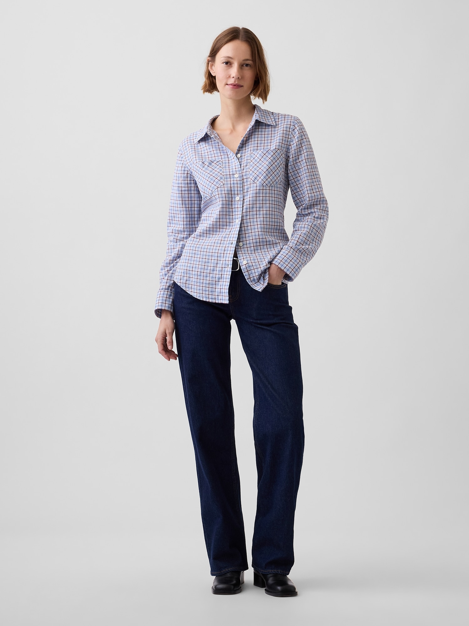Plaid Western Shirt