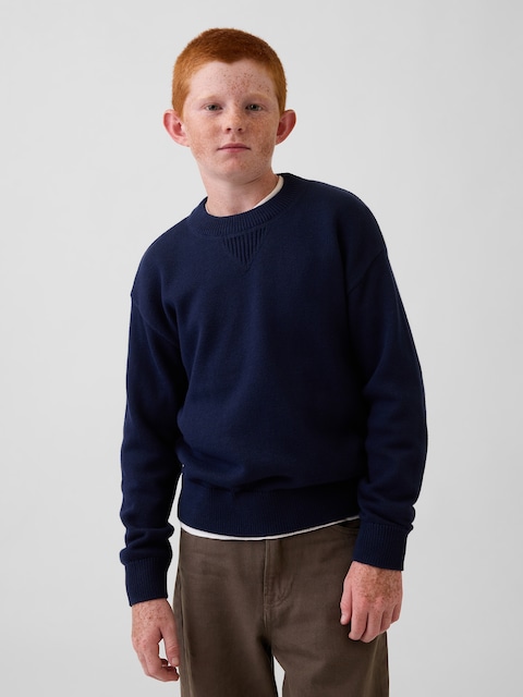 100% Cotton Relaxed Sweater