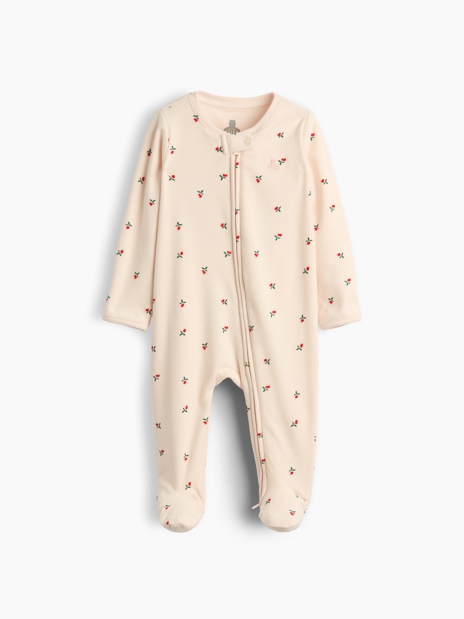 Une-pièce à pieds en tricot soyeux pour Bébé