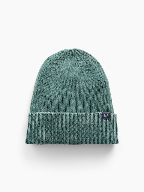Kids 100% Cotton Rib Knit Beanie