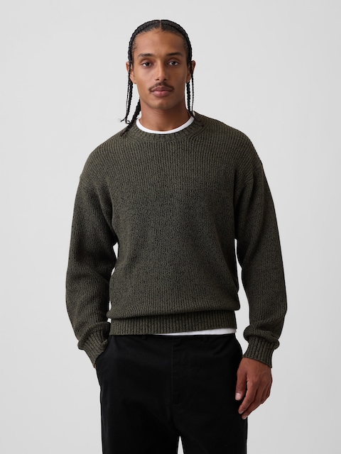 Relaxed Shaker Sweater