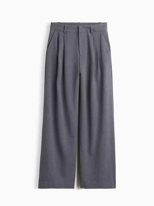 365 High Rise Brushed Twill Pleated Trousers | Gap