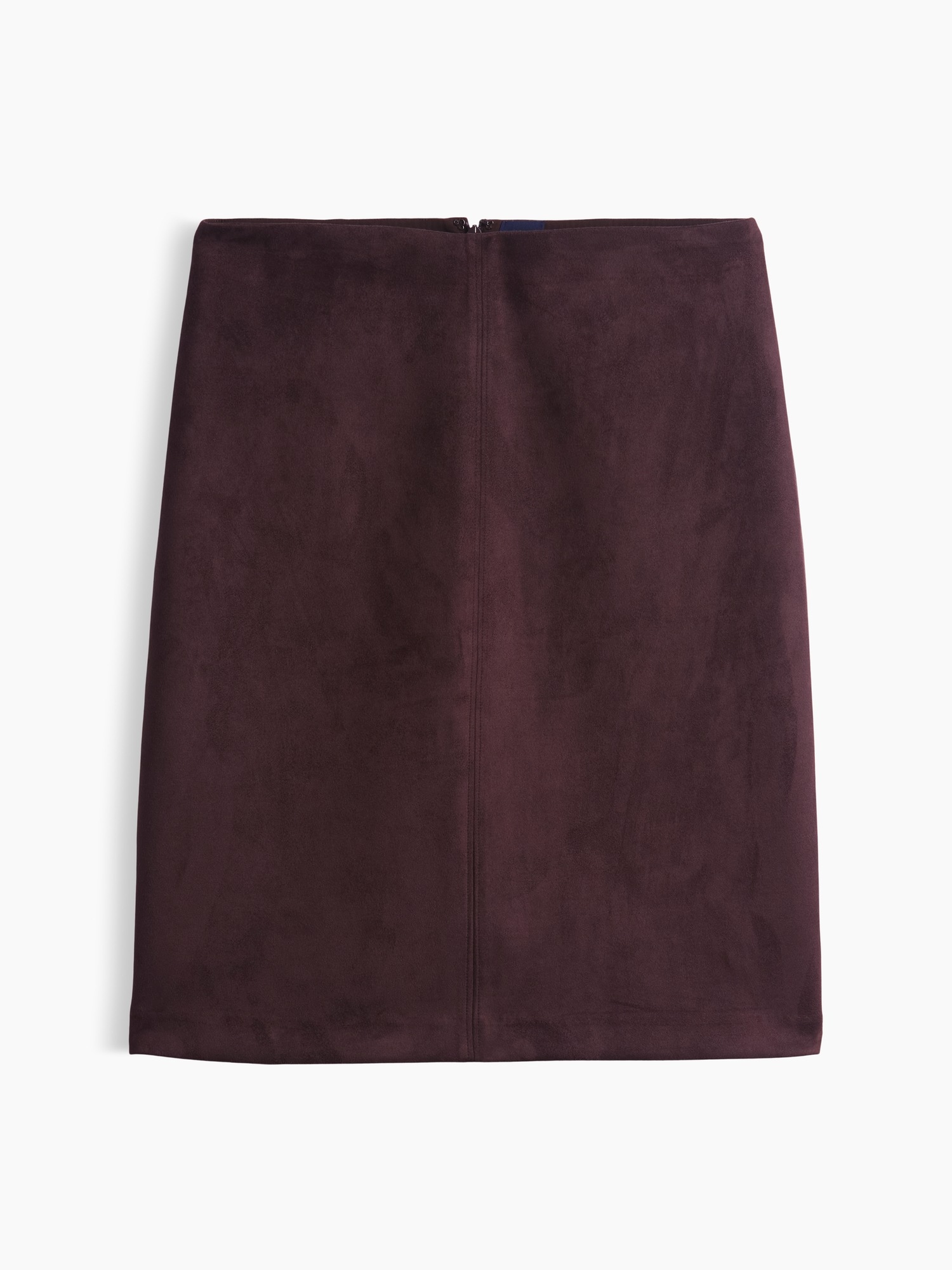 Vegan Suede Pencil Skirt