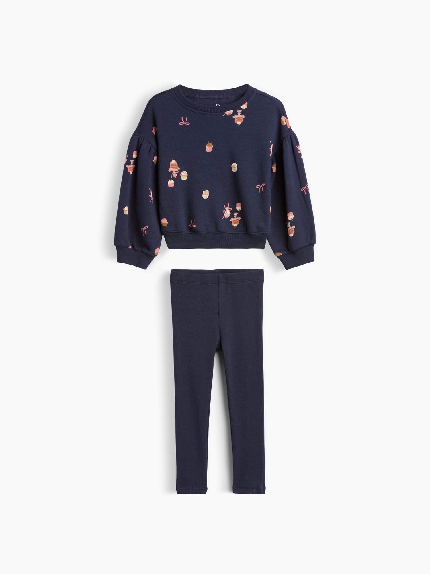 Baby & Toddler Sweatshirt & Rib Leggings Set