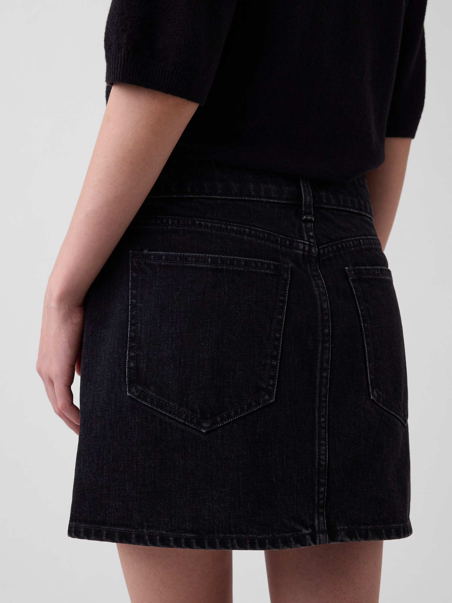 Denim Mini Skirt