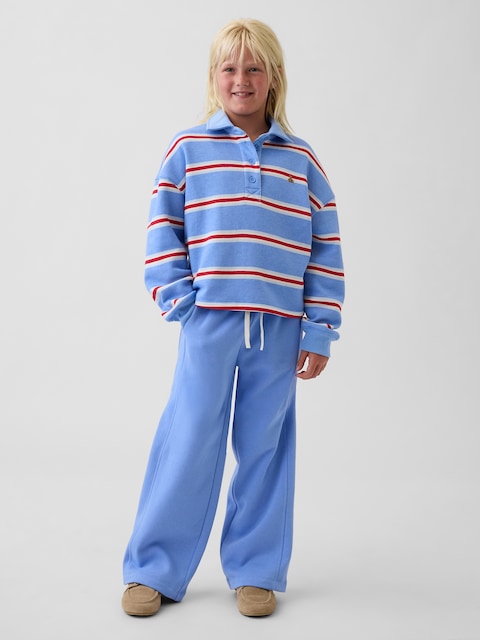 PANTALON DÉCONTRACTÉ EN COTON OUATÉ VINTAGEDOUX POUR ENFANT