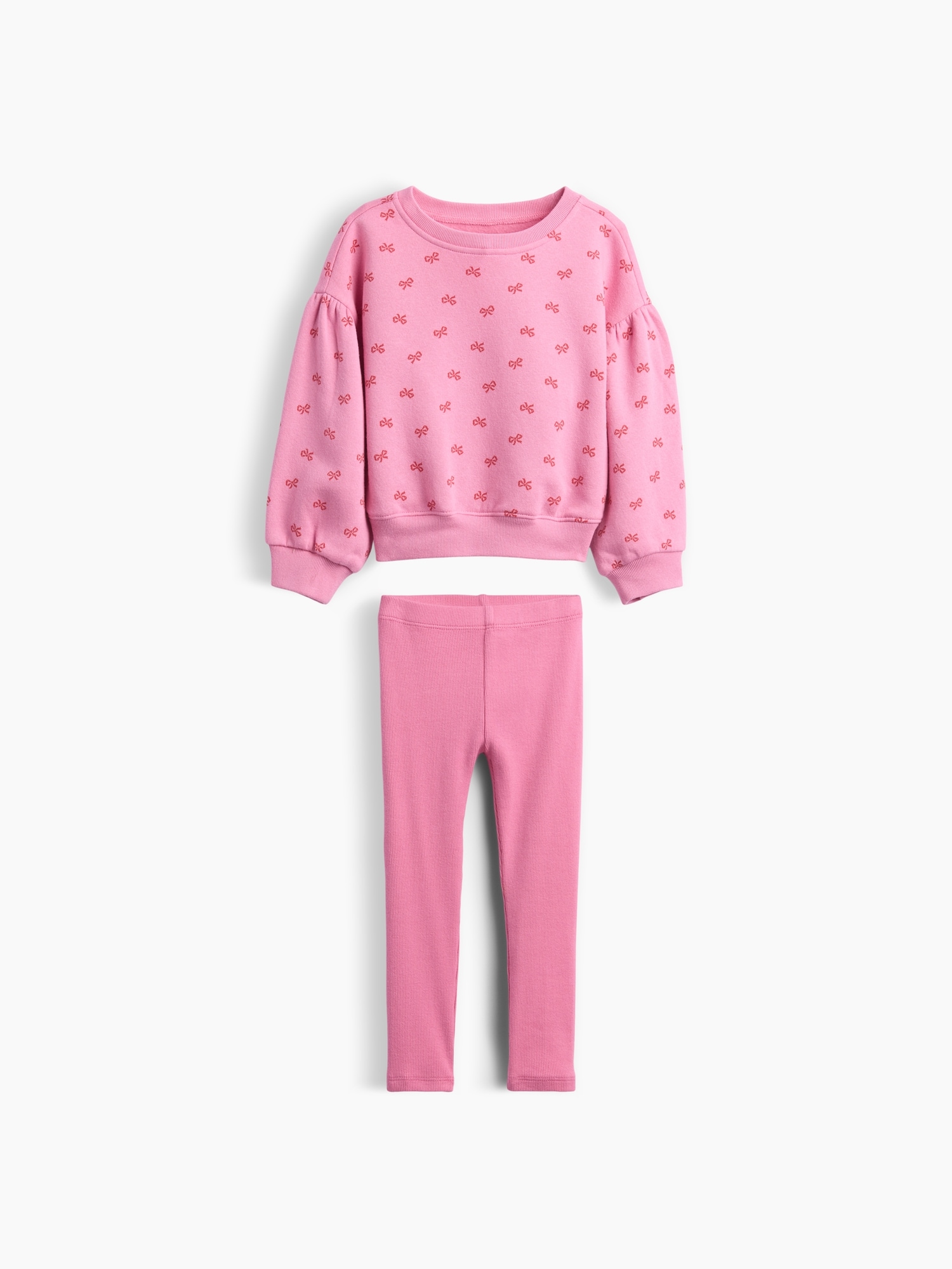 Baby & Toddler Sweatshirt & Rib Leggings Set