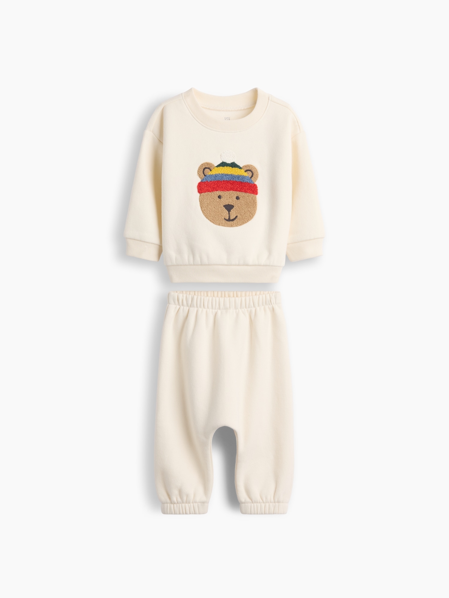 Ensemble en coton ouaté VintageDoux à ourson Brannan pour Bébé