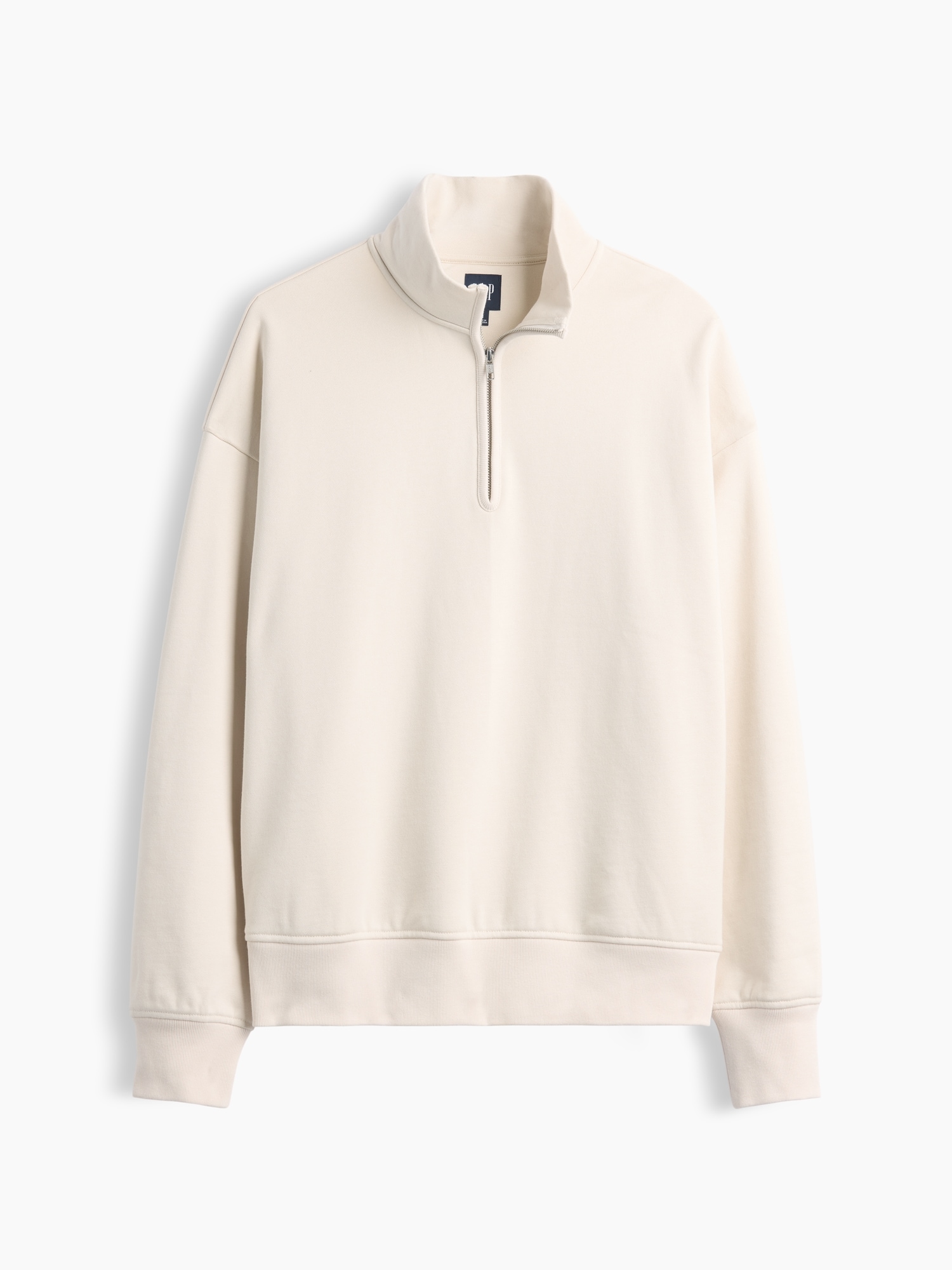 Heavyweight Oversized Quarter-Zip Pullover