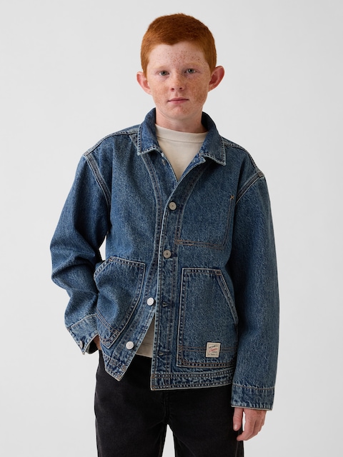 Kids Denim Chore Jacket