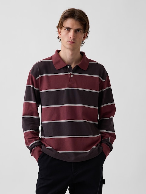 POLO SURDIMENSIONNÉ EN PIQUÉ