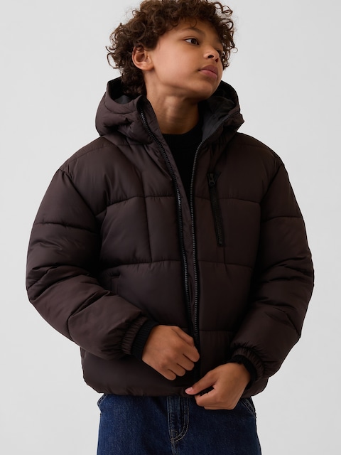 VESTE REMBOURRÉE ÉPAISSE EN MATIÈRE RECYCLÉE POUR ENFANT
