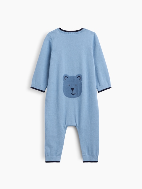 UNE-PIÈCE EN TRICOT À IMPRIMÉ DE L'OURS BRANNAN POUR BÉBÉ