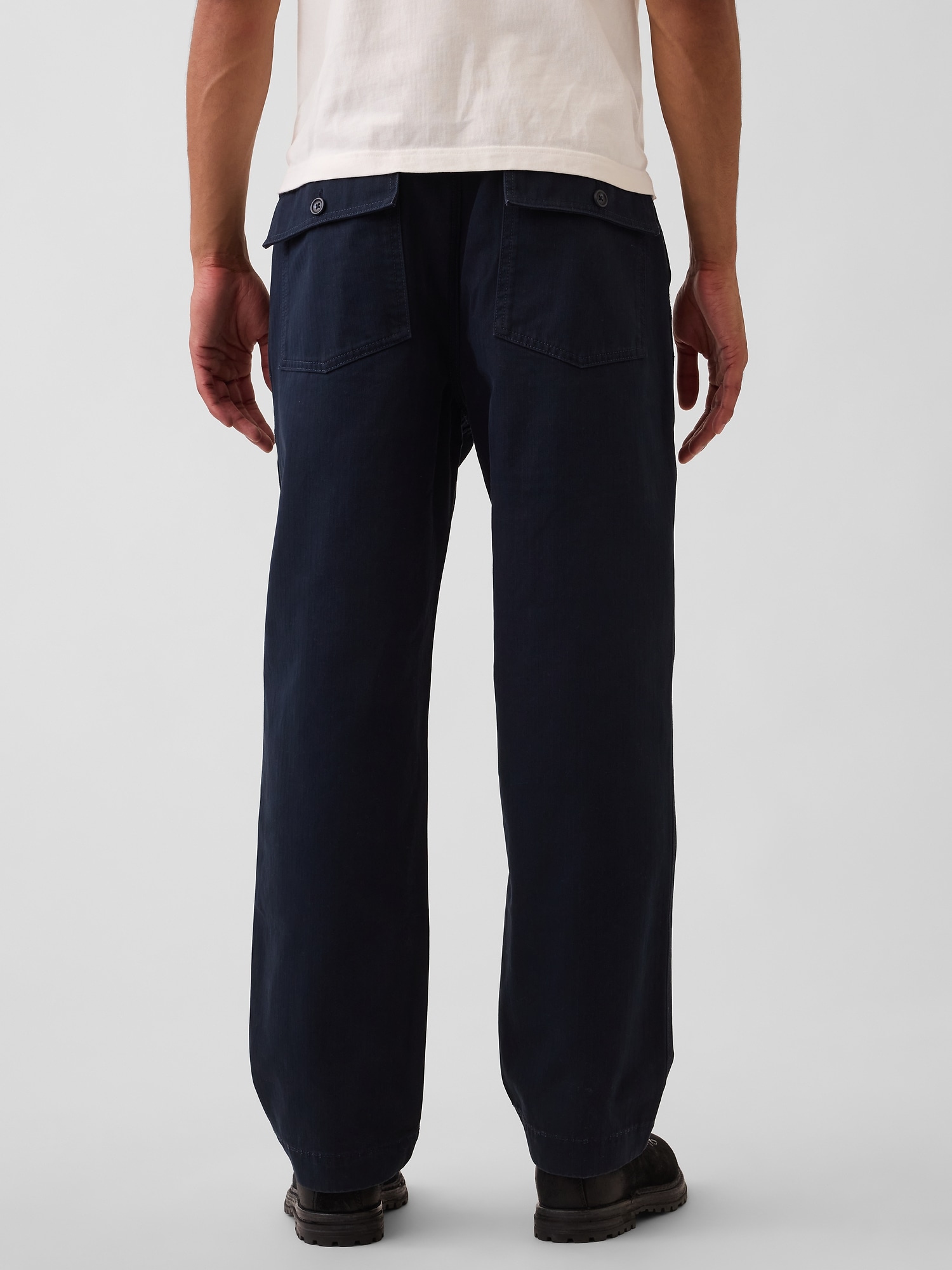 Herringbone '90s Loose Pants