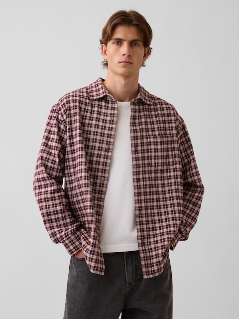 CHEMISE DÉCONTRACTÉE EN FLANELLE