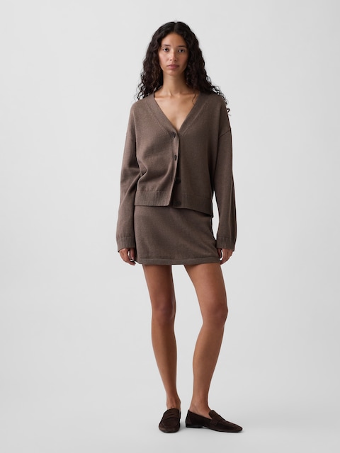 JUPE-SHORT COURTE EN TRICOT 100 % COTON