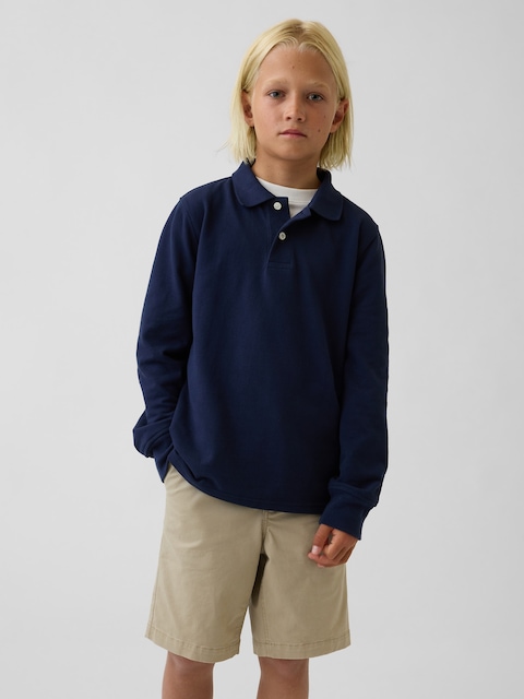 POLO D'UNIFORME 100 % COTON BIOLOGIQUE POUR ENFANT