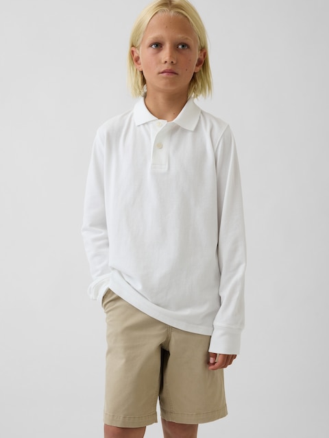 POLO D'UNIFORME 100 % COTON BIOLOGIQUE POUR ENFANT