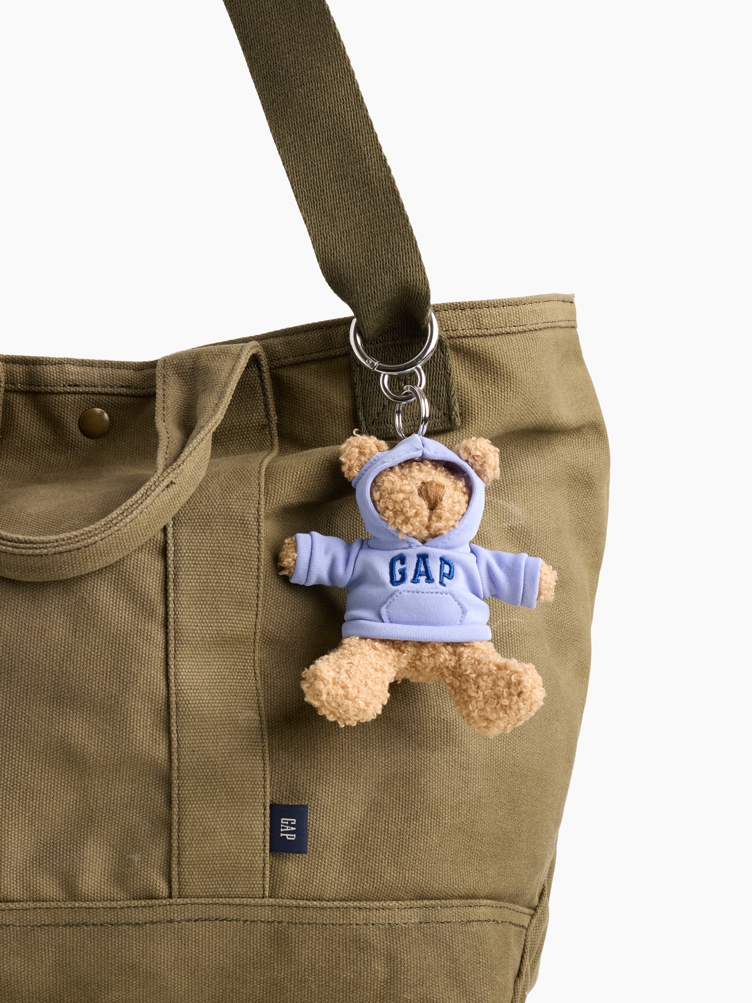 Breloque de sac ourson Brannan avec chandail à capuchon