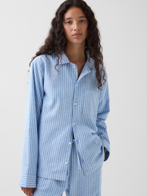 CHEMISE DE PYJAMA EN FLANELLE ULTRA-DOUCE POUR ADULTE
