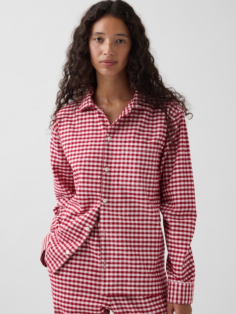 CHEMISE DE PYJAMA EN FLANELLE ULTRA-DOUCE POUR ADULTE
