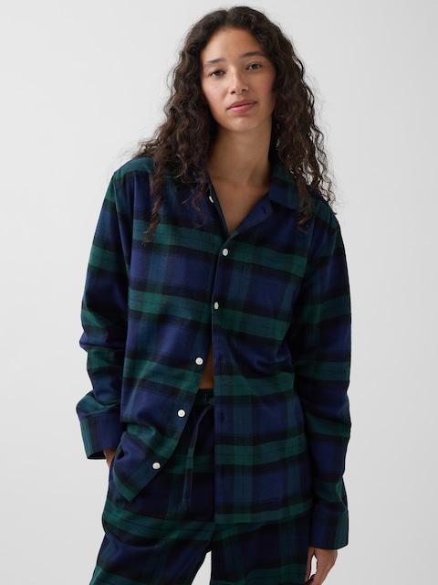 CHEMISE DE PYJAMA EN FLANELLE ULTRA-DOUCE POUR ADULTE