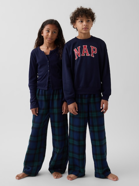 PANTALON DE PYJAMA EN FLANELLE RECYCLÉE POUR ENFANT