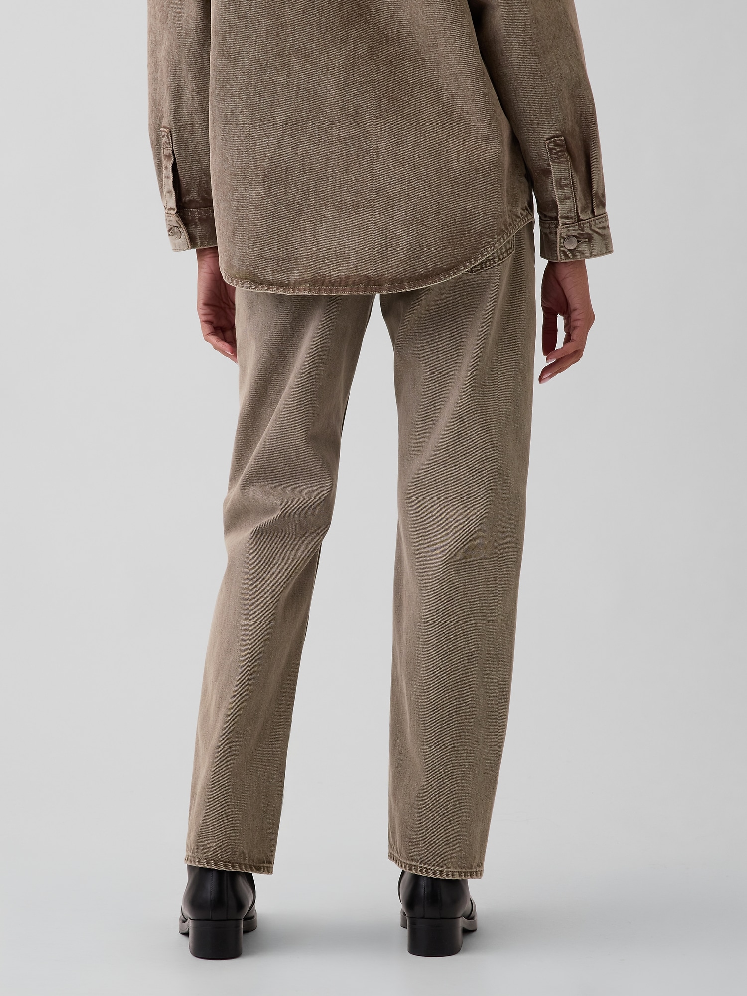Mid Rise Straight Taper Jeans