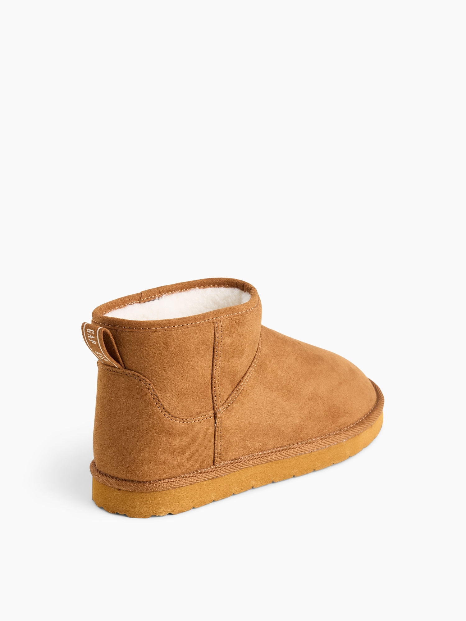 Bottes en suède végane à doublure sherpa pour Enfant