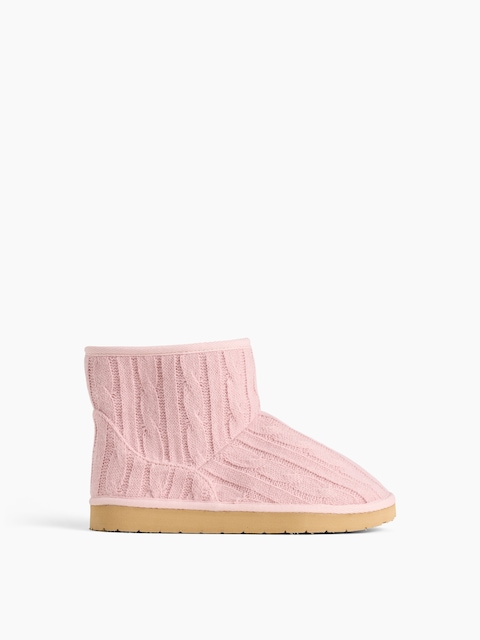 BOTTES EN TRICOT AVEC DOUBLURE EN SHERPA POUR BÉBÉ