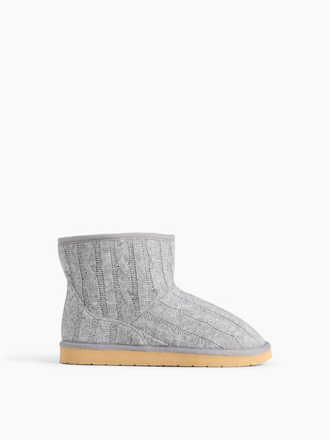 BOTTES EN TRICOT AVEC DOUBLURE EN SHERPA POUR BÉBÉ