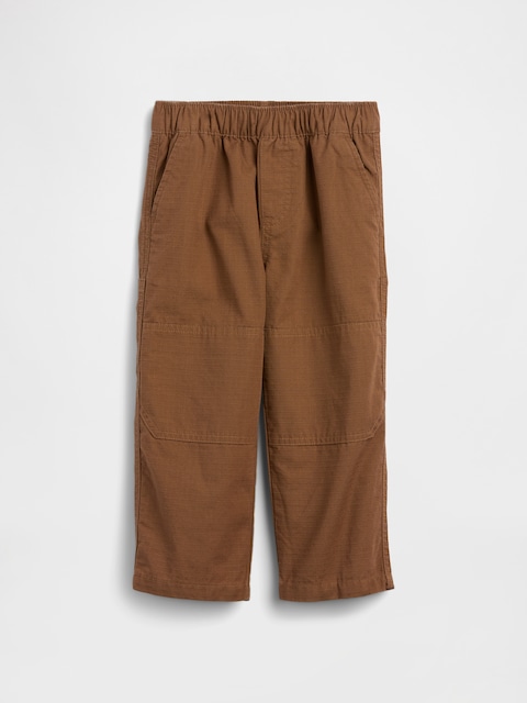 PANTALON BALLON COUPE MENUISIER À TAILLE EXTENSIBLE ET À DOUBLE ÉPAISSEUR AUX GENOUX POUR TOUT-PETIT