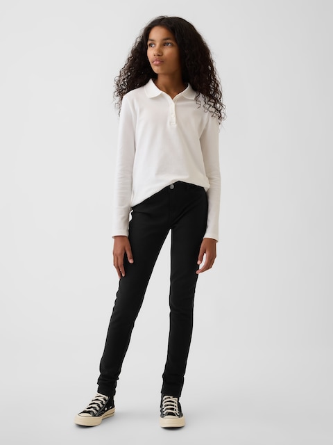 PANTALON D'UNIFORME EN TRICOT PONTE POUR ENFANT