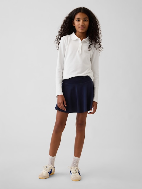 JUPE-SHORT KAKI D'UNIFORME CONFORT POUR ENFANT