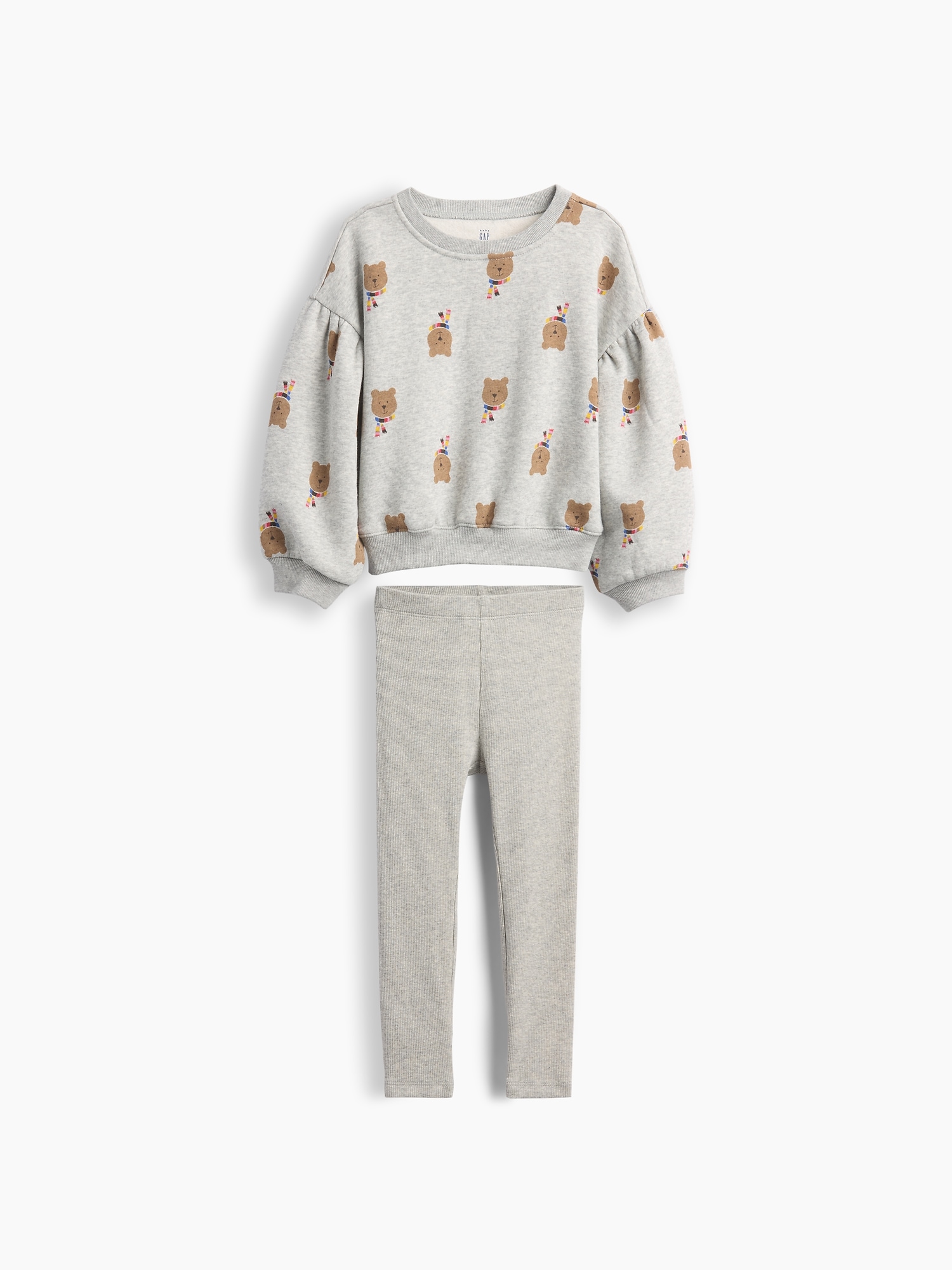 Baby & Toddler Sweatshirt & Rib Leggings Set