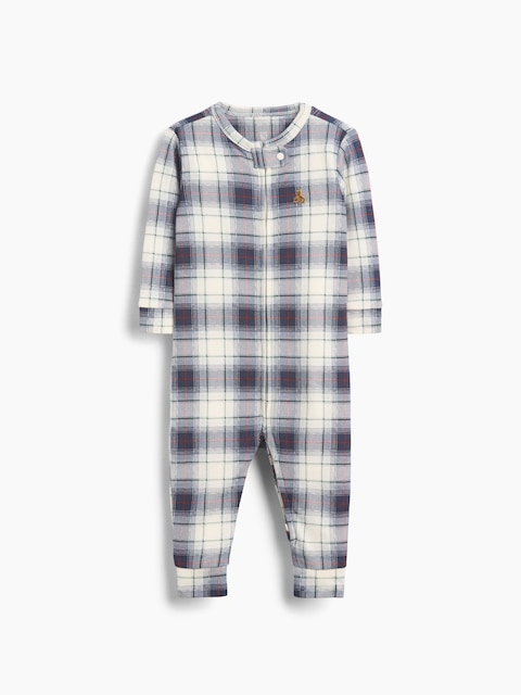 UNE-PIÈCE EN COTON BIOLOGIQUE À MOTIF POUR BÉBÉ ET TOUT-PETIT