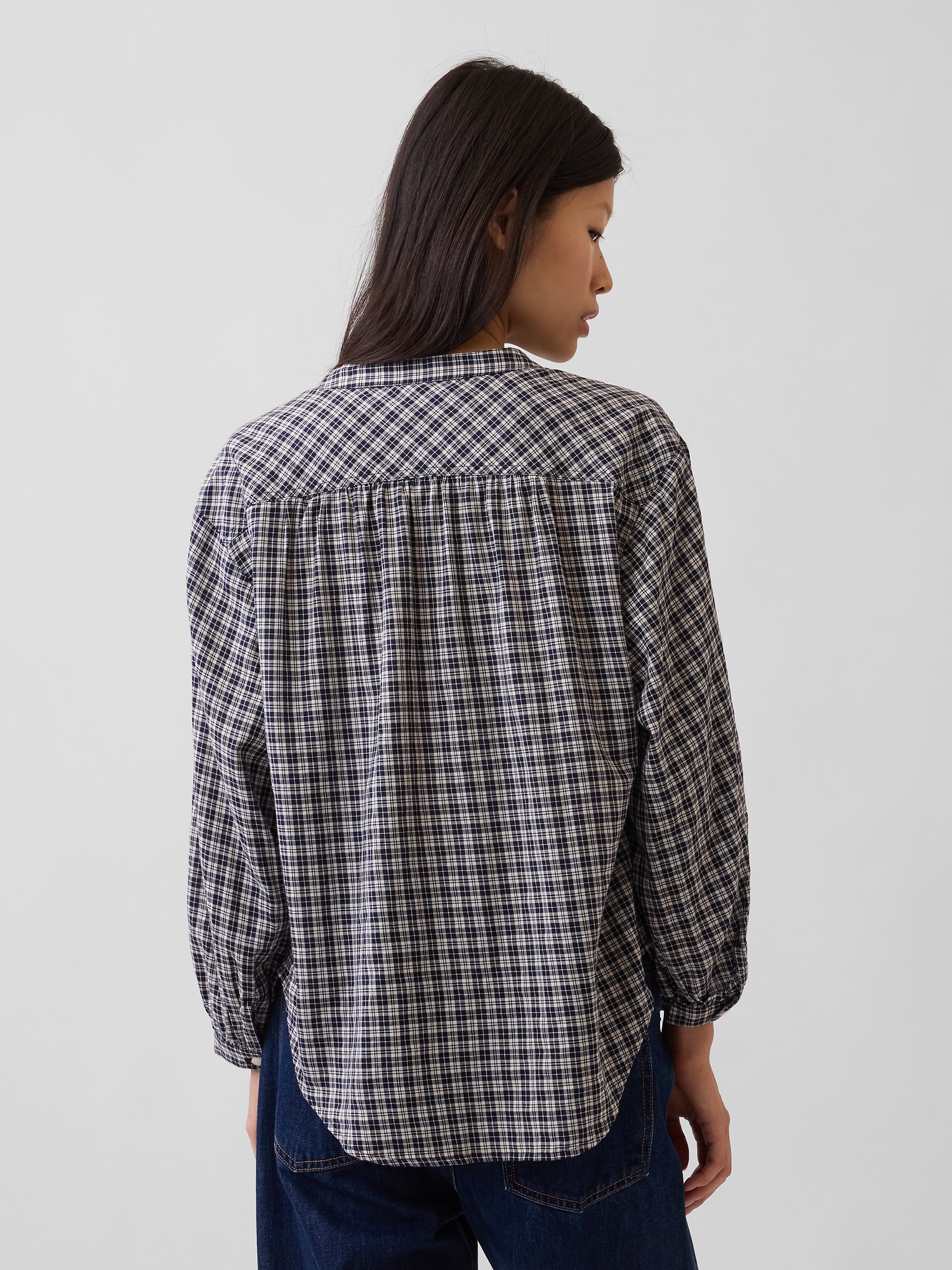 Relaxed Button-Front Shirt