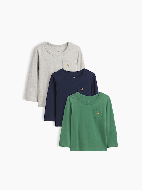 T-SHIRT À POCHE AGENCEZ À VOLONTÉ POUR BÉBÉ ET TOUT-PETIT (PAQUET DE 3)