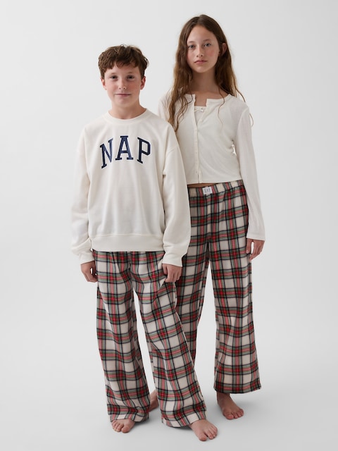 PANTALON DE PYJAMA EN FLANELLE RECYCLÉE POUR ENFANT