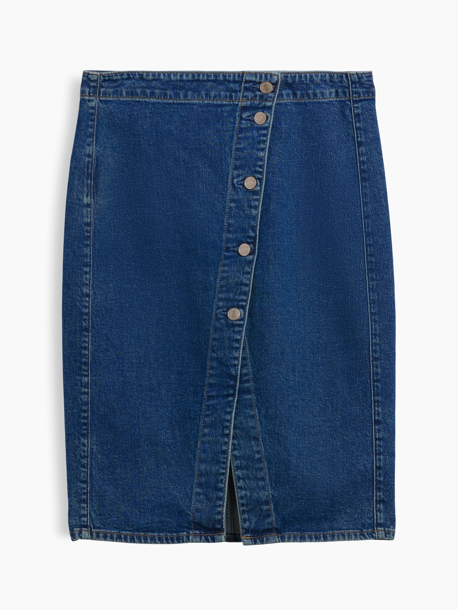 Denim Wrap Skirt