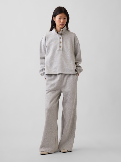 VintageSoft Baggy Wide-Leg Sweatpants